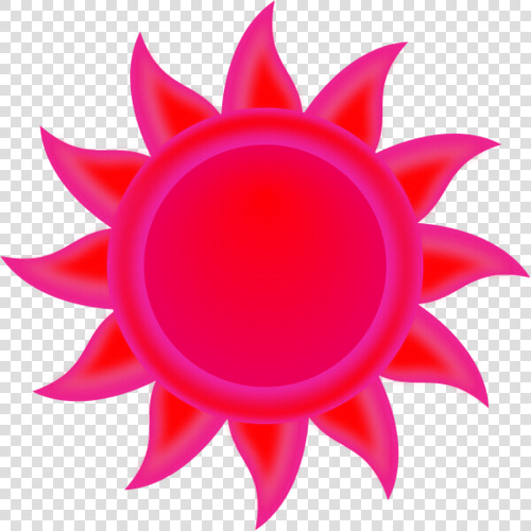 Red Clipart Sunshine   Free Clip Art Sun  HD Png DownloadTransparent PNG