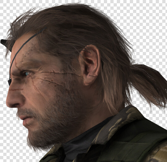 Mgsv Big Boss Haircut  HD Png DownloadTransparent PNG