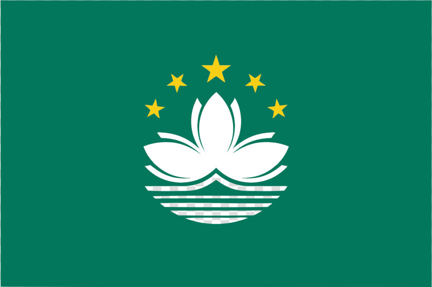 Macau Flag Logo Vector   Green Flag With Yellow Star  HD Png DownloadTransparent PNG