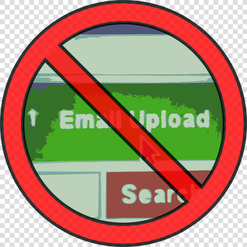 No Email Uploads Clip Arts   Circle  HD Png DownloadTransparent PNG