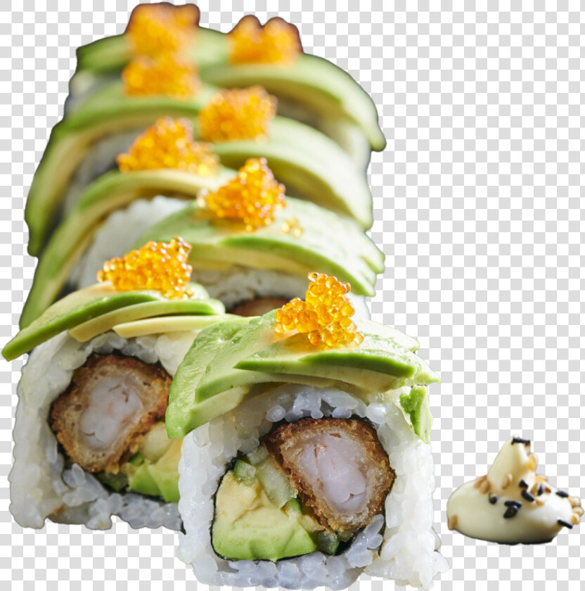 Green Dragon Roll Portrait   California Roll  HD Png DownloadTransparent PNG