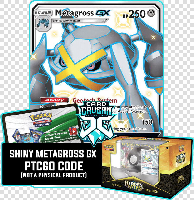 Shiny Metagross Hidden Fates  HD Png DownloadTransparent PNG