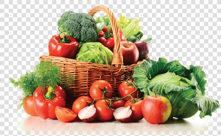 Basket Of Vegetables Clipart   Png Download   Basket Full Of Food  Transparent PngTransparent PNG