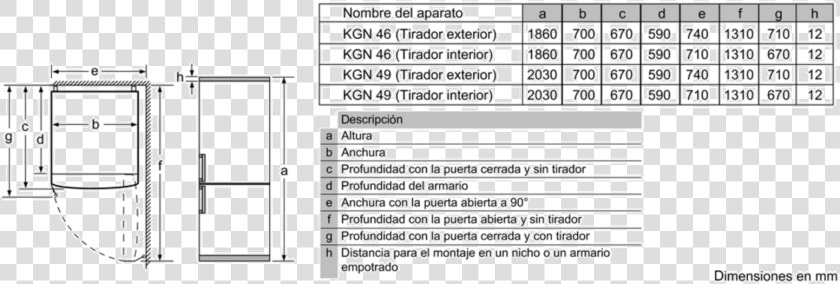 Siemens Kg49nxx4a Dimensioni  HD Png DownloadTransparent PNG