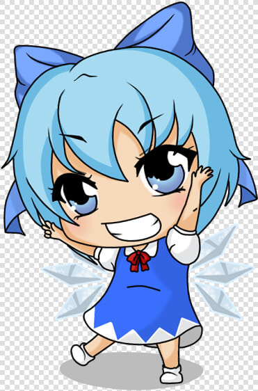 Touhou Cirno Chibi Png  Transparent PngTransparent PNG