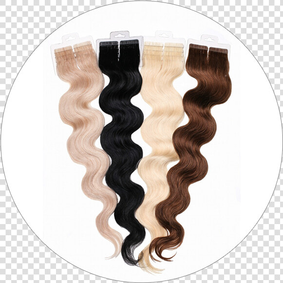 Wavy Tape In Hair Extensions   Glam Seamless Wavy Tape  HD Png DownloadTransparent PNG