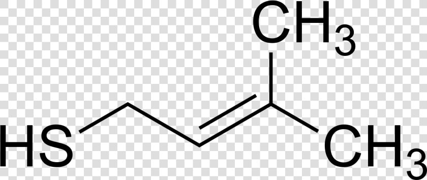 3 Methylbut 2 Ene 1 Thiol 200   Isopentyl Acetate Structural Formula  HD Png DownloadTransparent PNG