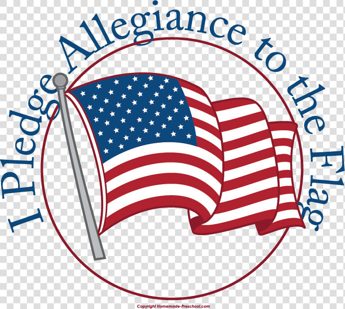 Patriotic Clipart Us Flag   Pledge Of Allegiance Clip Art Free  HD Png DownloadTransparent PNG