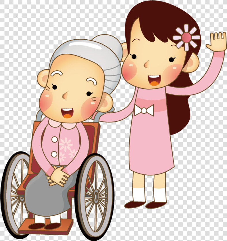 Transparent Wheelchair Silhouette Png   Dibujo Abuela En Silla De Ruedas  Png DownloadTransparent PNG