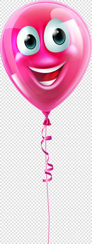 Smiley Clipart Balloon   Balloon With Face Clipart  HD Png DownloadTransparent PNG