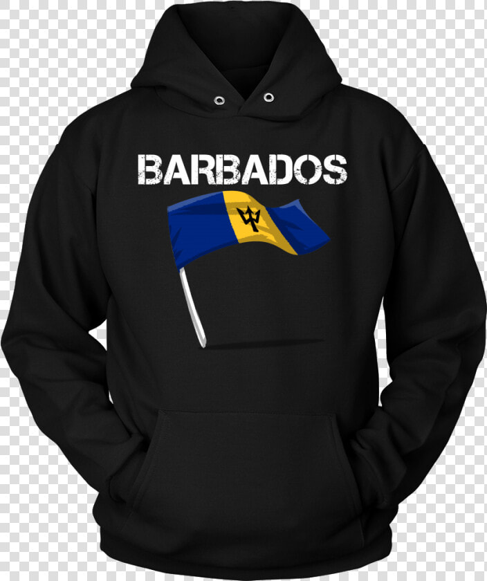 Barbados Graphic Patriotic Vintage Flag Hoodie   Hoodie  HD Png DownloadTransparent PNG