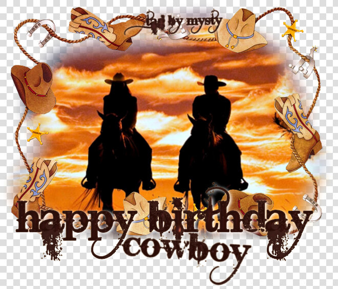 Free Cowboy Birthday Cliparts   Cowboy Happy Birthday Western  HD Png DownloadTransparent PNG