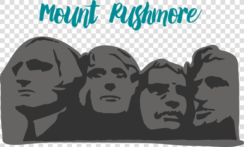 Mount Rushmore Svg Cut File   Mount Rushmore Outline  HD Png DownloadTransparent PNG