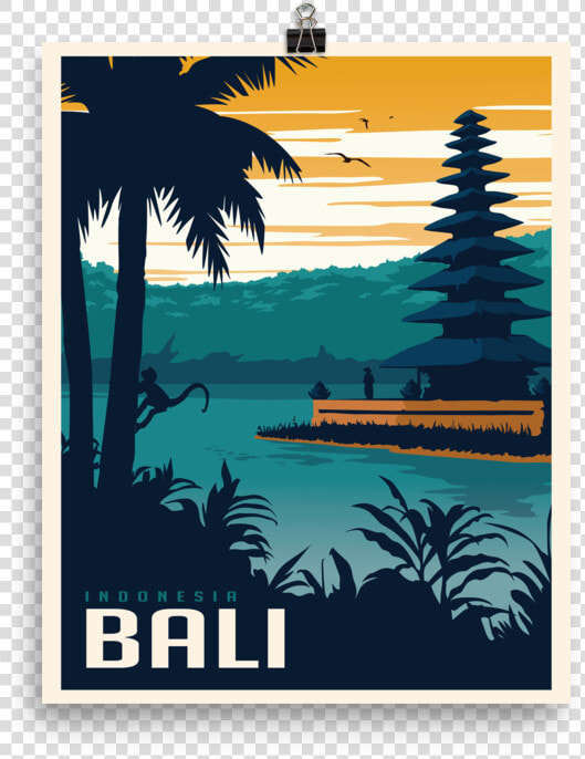 Bali Indonesia   Bali   Old Travel Posters Indonesia  HD Png DownloadTransparent PNG