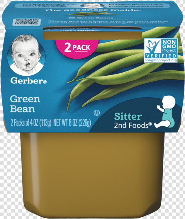 2nd Foods Green Beans   Baby Food Gerber  HD Png DownloadTransparent PNG