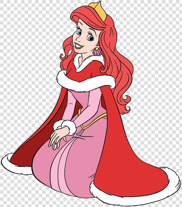 Transparent Little Mermaid Png   Little Mermaid Ariel Christmas  Png DownloadTransparent PNG