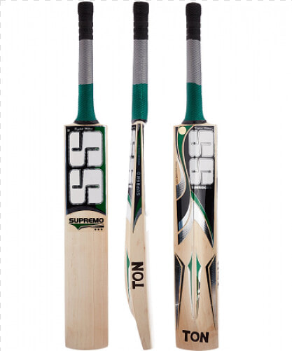 Ss Supremo English Willow Cricket Bat  HD Png DownloadTransparent PNG