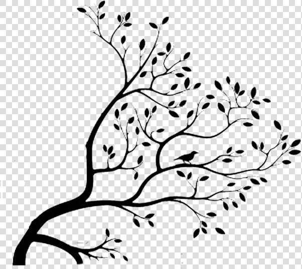 Vintage Resurrections Bird In A Tree Drawers Graphics   Tree Wall Decal  HD Png DownloadTransparent PNG