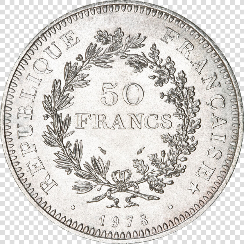 50 Francs Hercule Revers  HD Png DownloadTransparent PNG