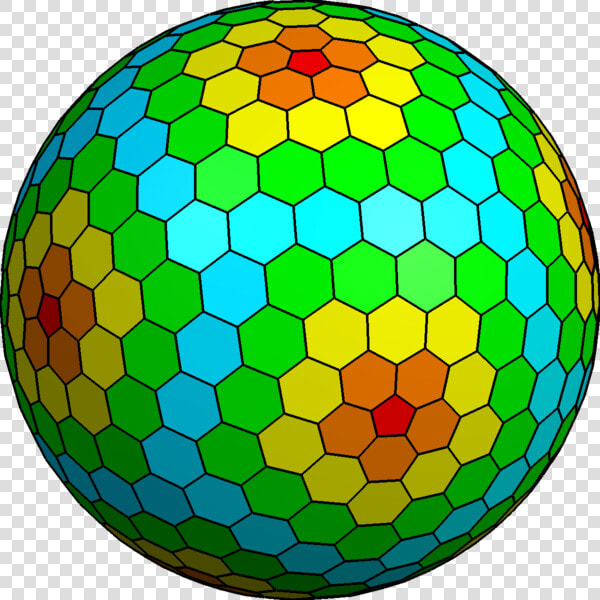 Goldberg Polyhedron 5 3   Goldberg Polyhedron  HD Png DownloadTransparent PNG