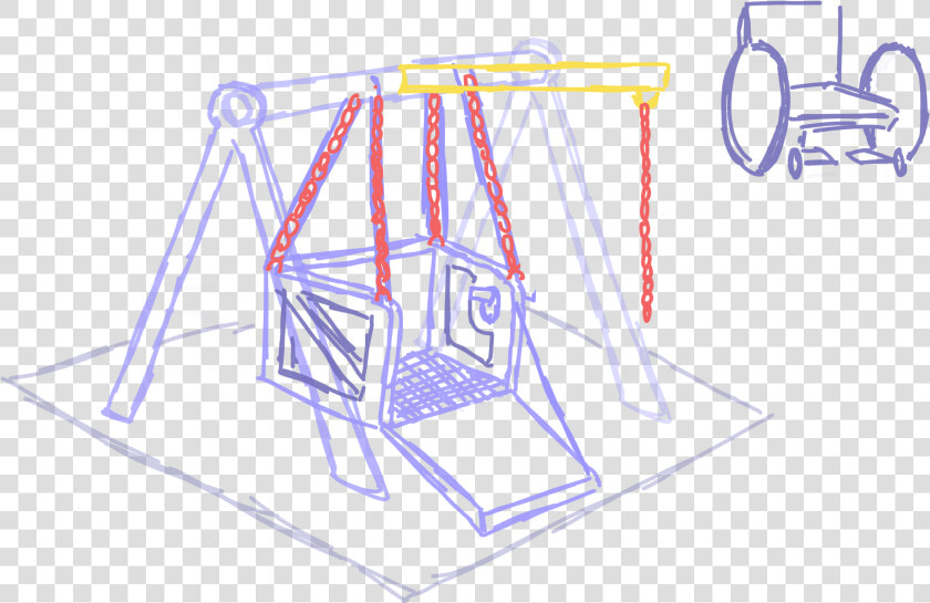 Wheelchair Swing Sketch   Transparent Cartoons   Wheelchair Swing Sketch  HD Png DownloadTransparent PNG