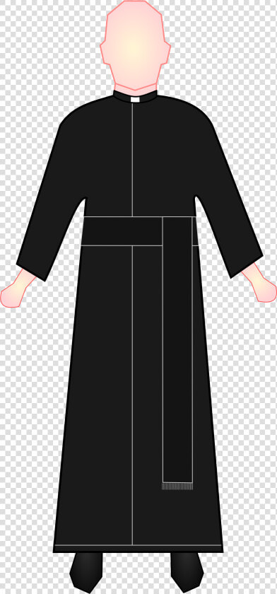 Abito Priest Clipart   Png Download   Cassock Clipart  Transparent PngTransparent PNG