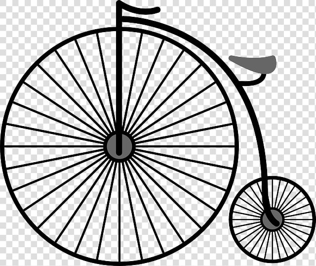 Big Ferris Wheel Transparent Background   Penny Farthing Bicycle Drawing  HD Png DownloadTransparent PNG