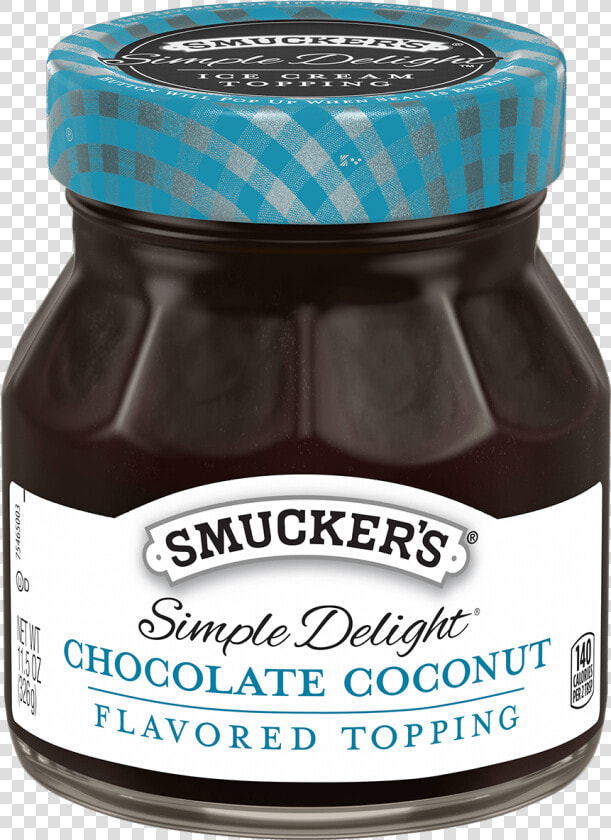 Simple Delight® Chocolate Coconut Flavored Topping   Smuckers  HD Png DownloadTransparent PNG