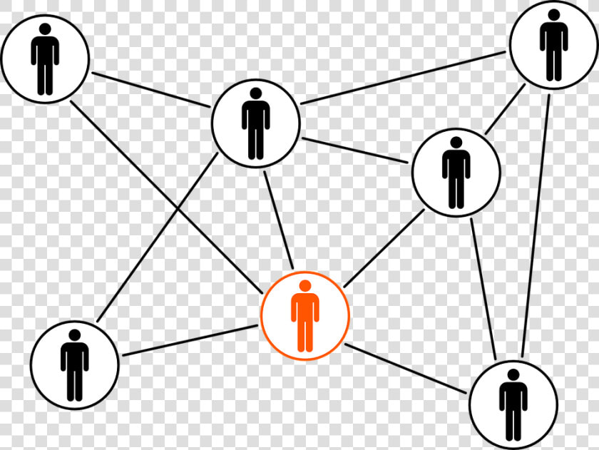 Linked  Connected  Network  Team  Teamwork  Black    Icon For Influencer Marketing  HD Png DownloadTransparent PNG