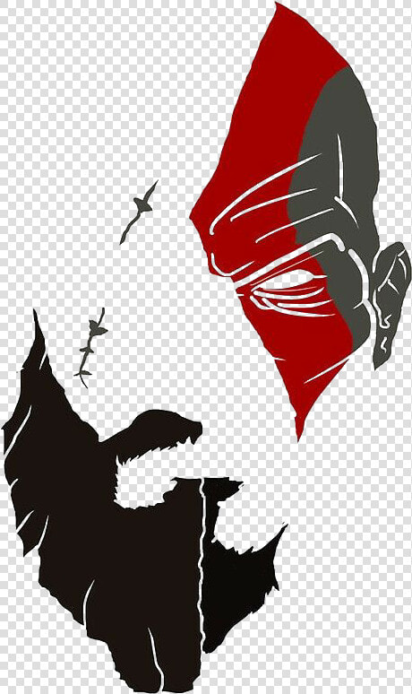  kratos  god Of War  face  rosto  lucianoballack   God Of War Tattoo Png  Transparent PngTransparent PNG