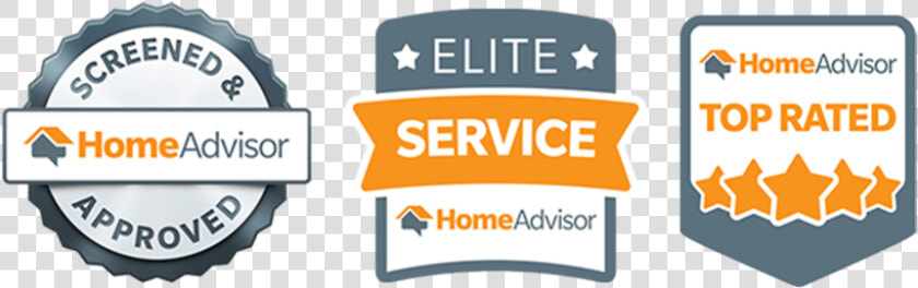 Home Advisor Badges Row   Home Advisor Elite Service Badge  HD Png DownloadTransparent PNG