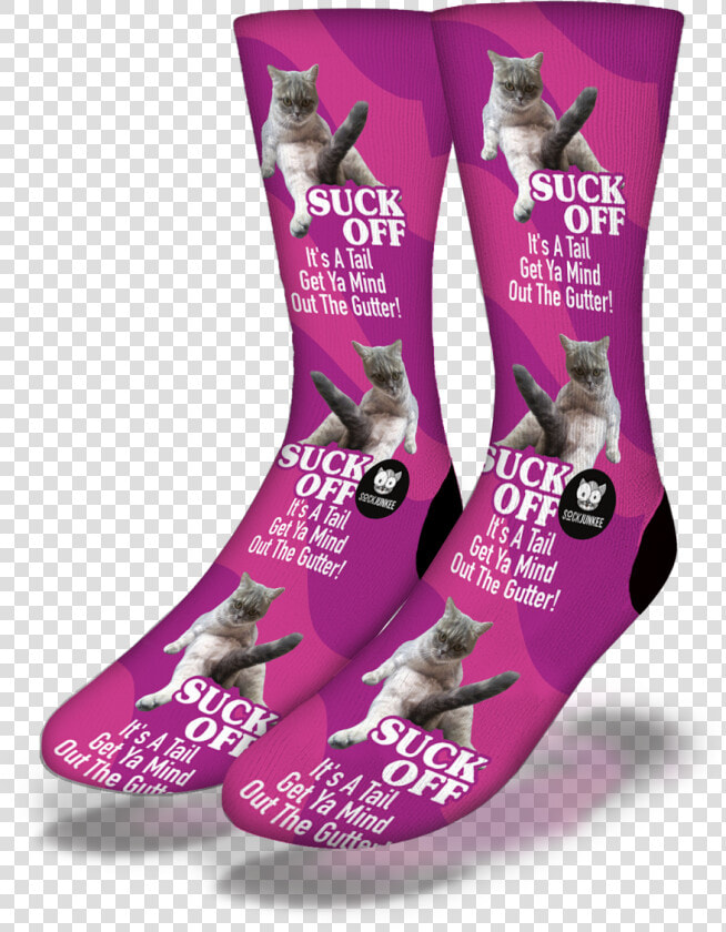 Suck Off Cat Socks Class   Sock  HD Png DownloadTransparent PNG