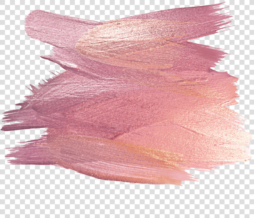  ftestickers  paint  brushstroke  rosegold  aesthetic   Rose Gold Brush Stroke Transparent  HD Png DownloadTransparent PNG