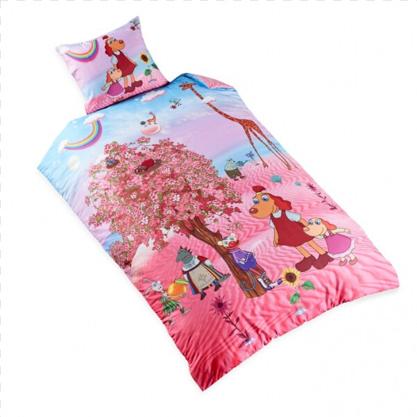 Single Bedsheet Lotte And The Cherry Blossom Tree   Lotte Voodipesu  HD Png DownloadTransparent PNG