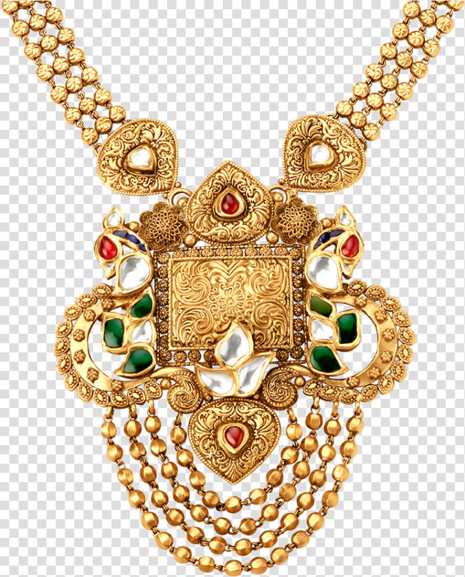 Tanishq Kundan Neckwear Design  HD Png DownloadTransparent PNG