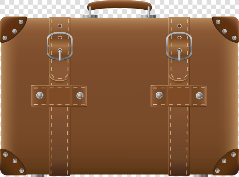 Brown Suitcase Png Clipart Picture   Mala Antiga Vetor  Transparent PngTransparent PNG