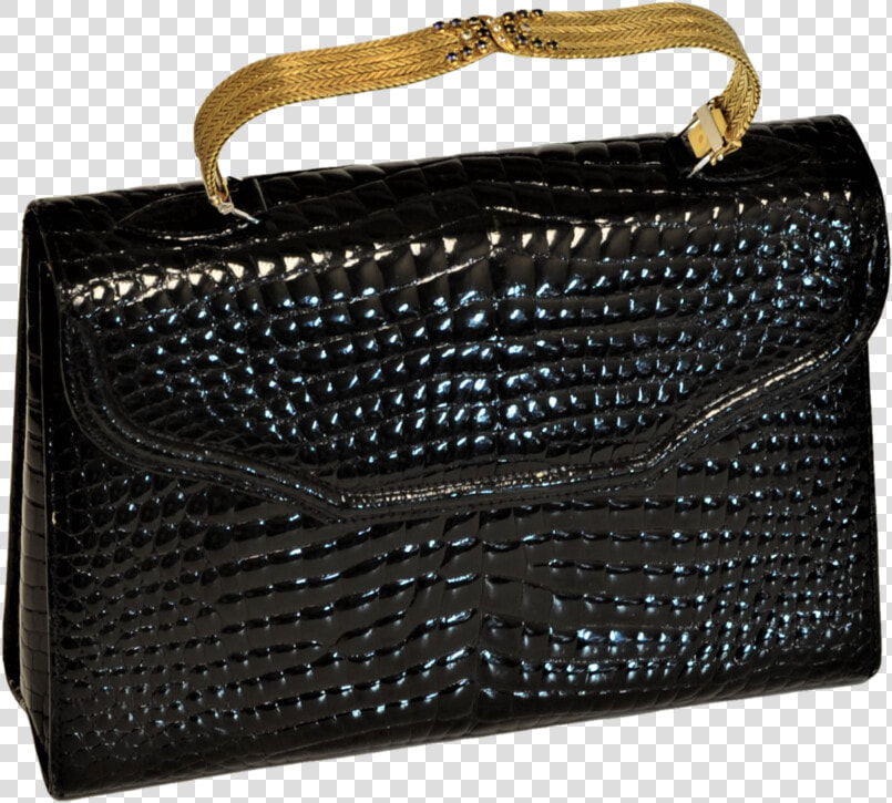 Ladies Handbag With 18k Gold And Precious Stone Handle   Kelly Bag  HD Png DownloadTransparent PNG