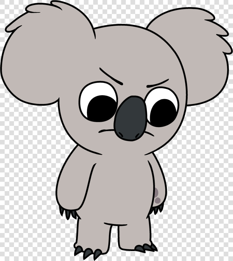 We Bare Bears Nom Nom The Koala Looking Angry   Nom Nom We Bare Bears  HD Png DownloadTransparent PNG