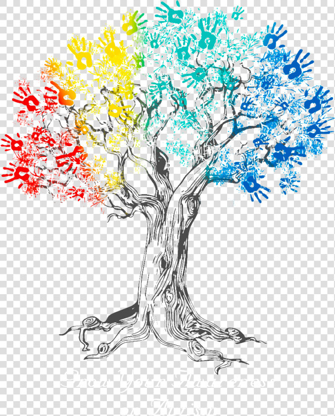 Transparent Autism Ribbon Clipart   Autism Awareness Tree Transparent  HD Png DownloadTransparent PNG