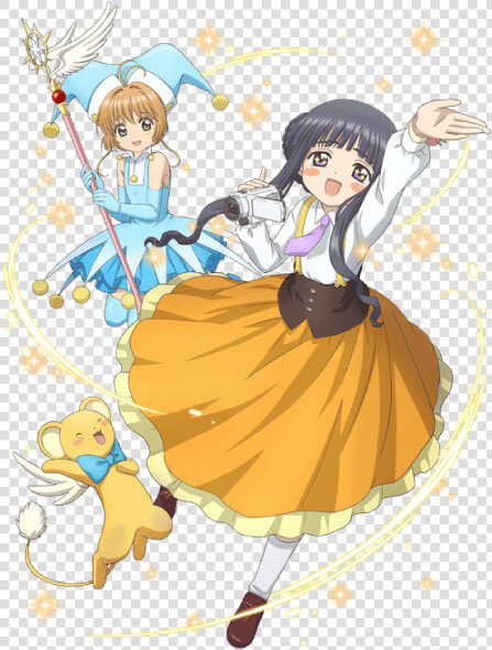 Cardcaptor Sakura Clear Card Tomoyo Y Sakura   Cardcaptor Sakura Clear Card Tomoyo  HD Png DownloadTransparent PNG