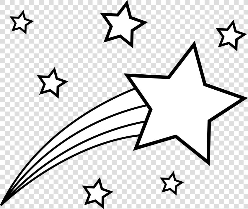 Snowflake Drawing Star For Free Download   Shooting Star Coloring Page  HD Png DownloadTransparent PNG