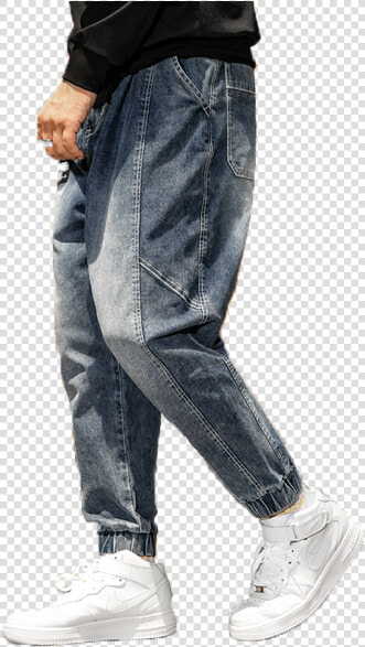 Men S Plus Pants Pocket Solid Color Denim Pants   Pocket  HD Png DownloadTransparent PNG