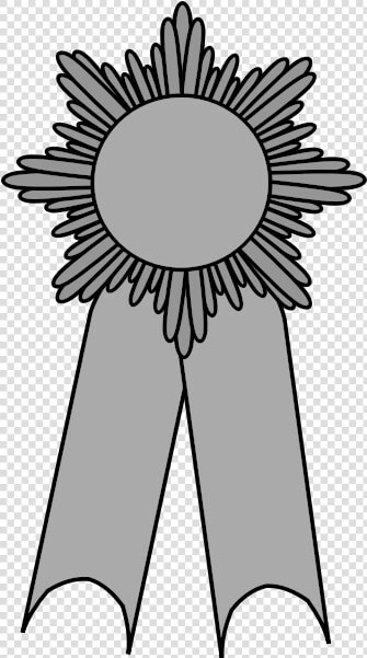 Vector Illustration Of Medal With A Grayscale Ribbon   Ribbons For Awards For Girl Scouts  HD Png DownloadTransparent PNG