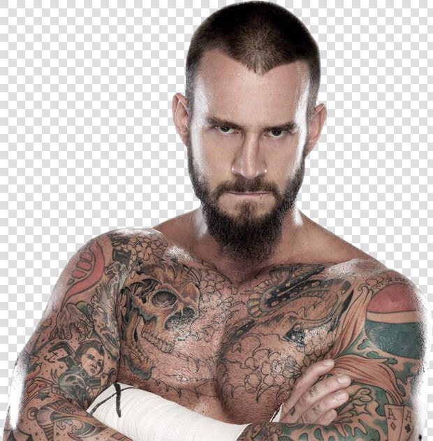 Transparent Cm Punk Png   Tattoo Wrestler  Png DownloadTransparent PNG