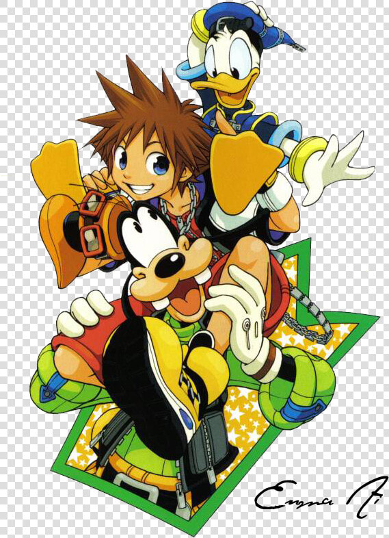 Sora Donald And Goofy Fan Art  HD Png DownloadTransparent PNG