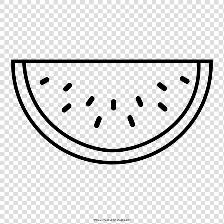 Watermelon Coloring Page   Cut Watermelon Coloring Page  HD Png DownloadTransparent PNG