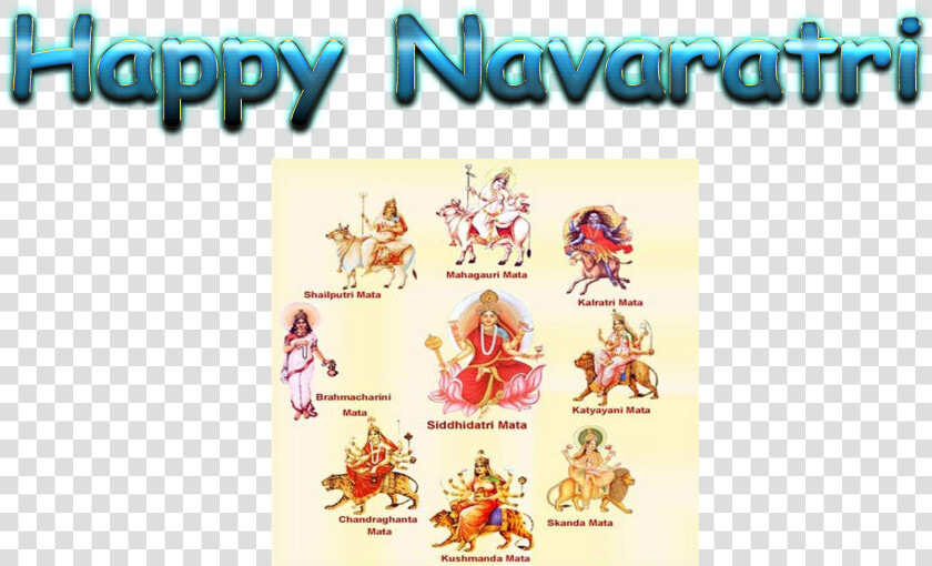 Happy Navaratri Png Hd Pics   9 Days Of Navratri Devi Names  Transparent PngTransparent PNG