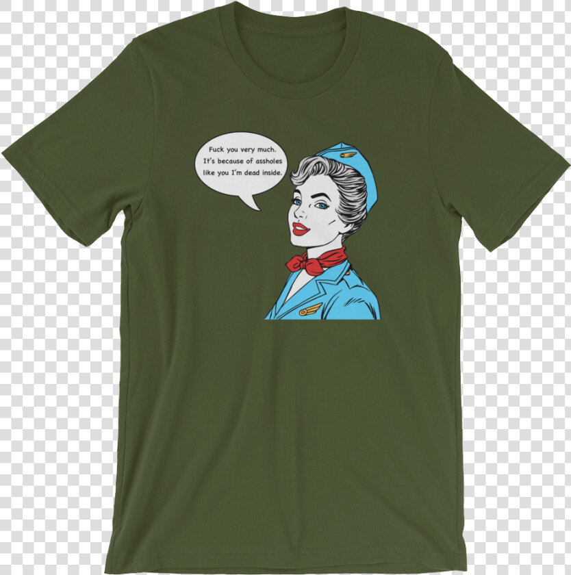 Flight Attendant   T shirt  HD Png DownloadTransparent PNG