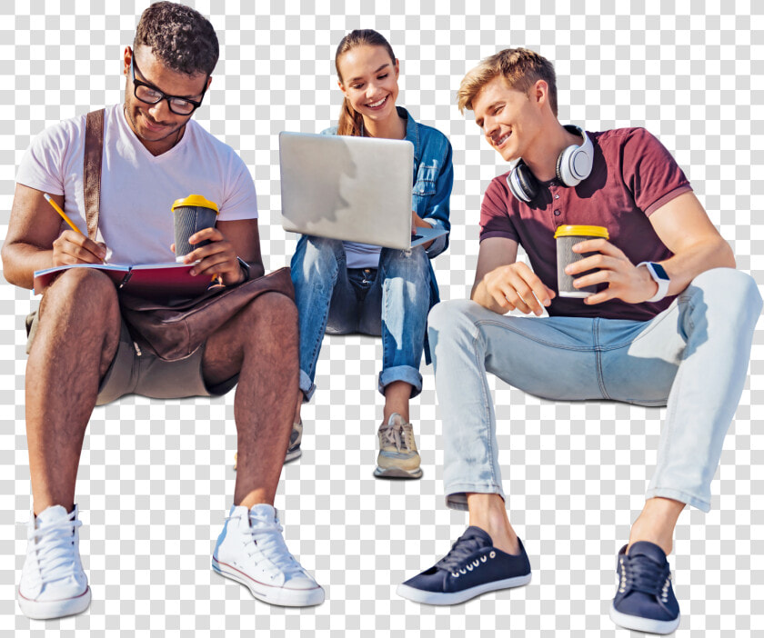 Transparent Student Group Clipart   Cut Out People Working  HD Png DownloadTransparent PNG