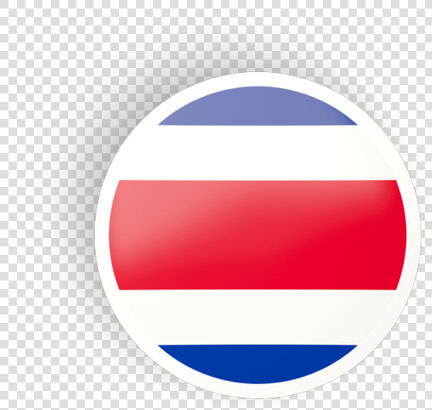 Round Concave Icon   Costa Rica Flag Icon Png  Transparent PngTransparent PNG